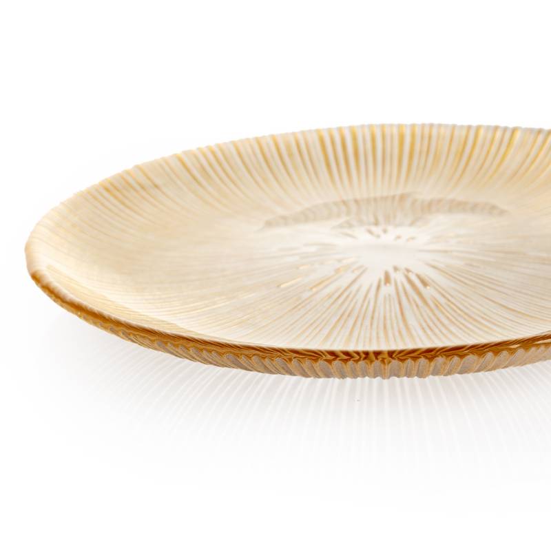 صحن زجاجي ذهبي صغير 1814